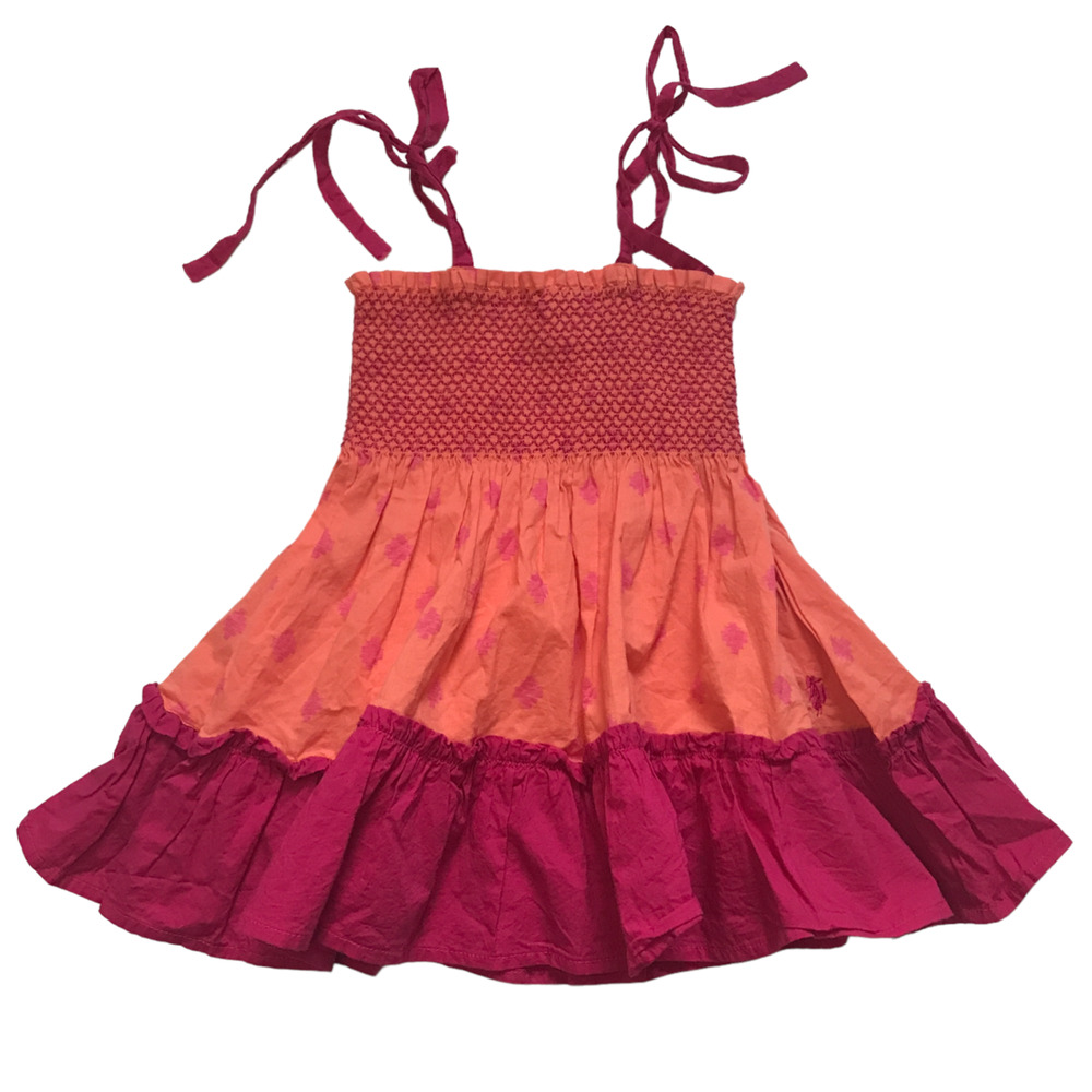 Wildling Well Dressed Wolf Smocked Sun Dress 2T